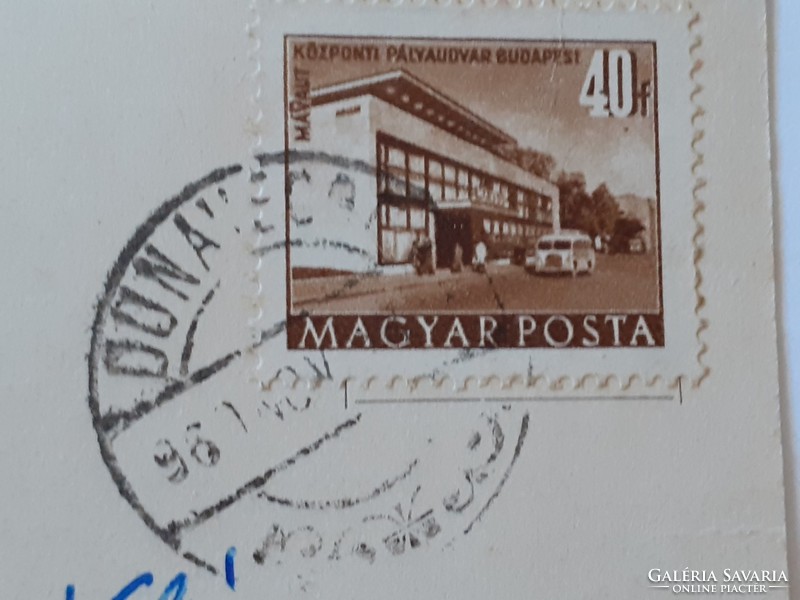 Régi képeslap 1960 Dunavecse Földműves Szövetkezet fotó levelezőlap