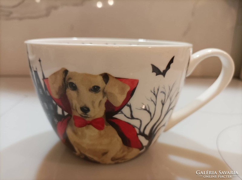 Halloween dachshund mug