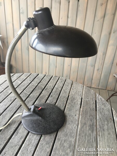 Retro loft throat tube desk lamp