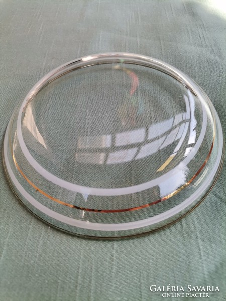 Old glass small plate, retro serving plate, retro kitchen utensils for waiting guests, small plate sets