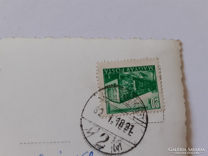 Régi képeslap 1960 Kecskemét látkép fotó levelezőlap