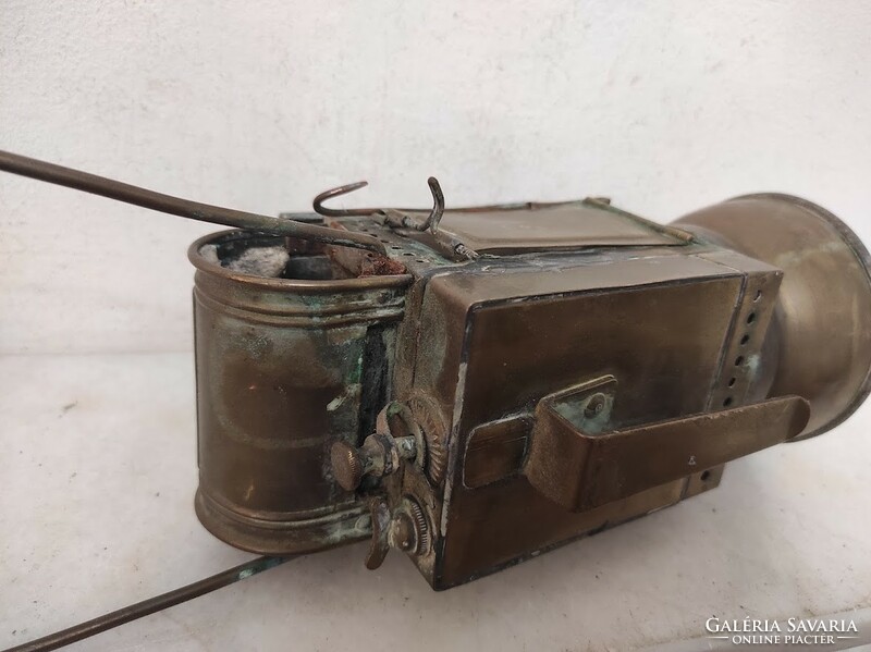 Antique railway bakter carbide lamp copper 906 6029