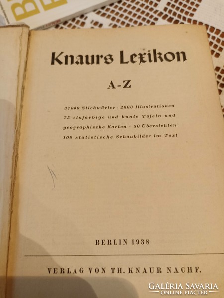 Knaurs Lexikon 1938
