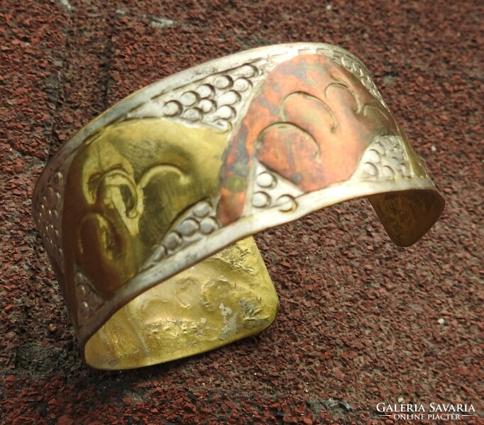 Handmade copper bangle - copper bracelet