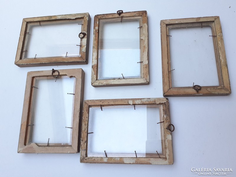 Old small photo frame vintage wall photo frame 5 pcs