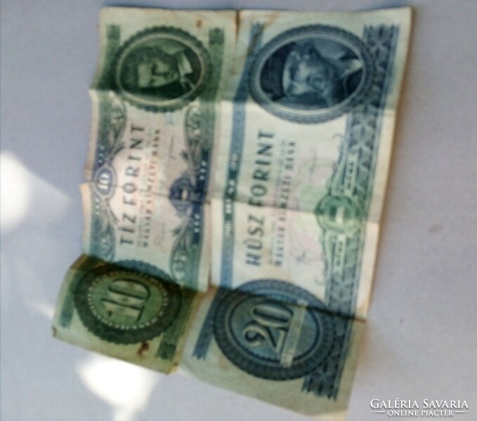 Papír pénzek a 60-as évekből.És a 80-as évekből..