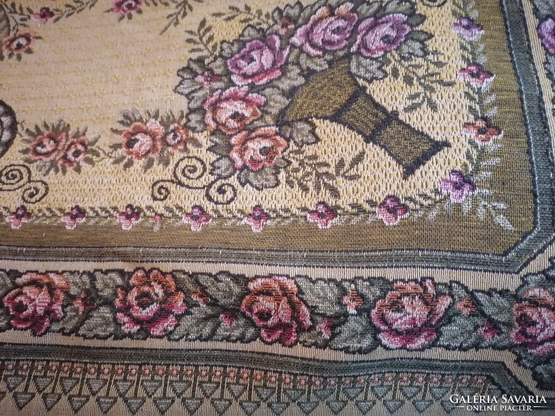 Old woven bedspread