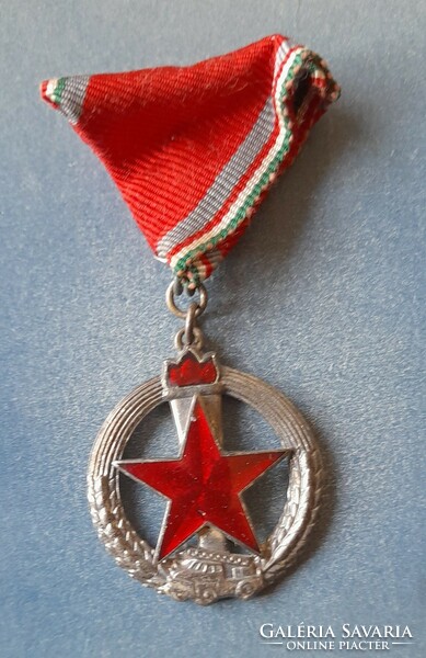 Fire police medal, award silver grade