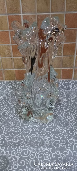 Beautiful Czech glass vase