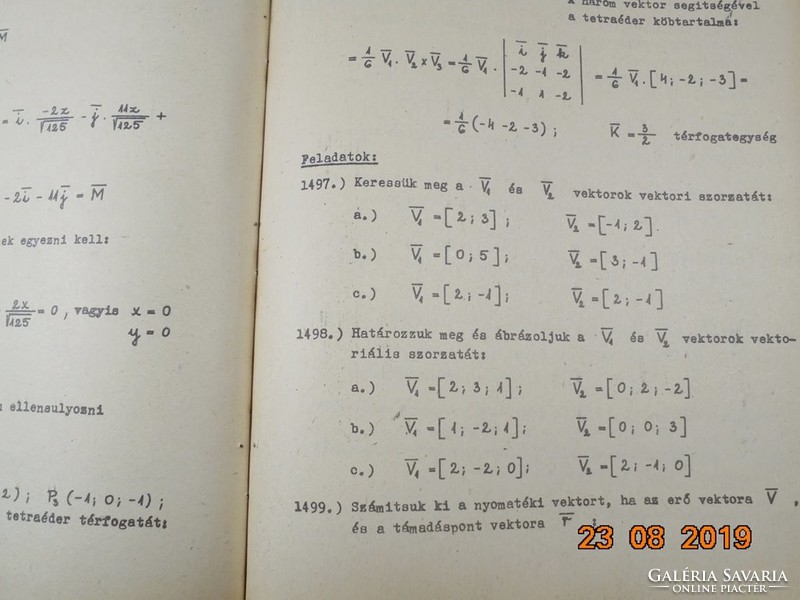 Mathematical practice tasks - ate University of Agricultural Sciences, Faculty of Agricultural Mechanical Engineering