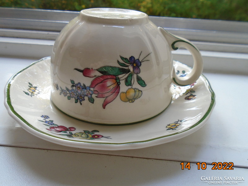 Villeroy&Boch  ALT STRASBURG virágmintás teás csésze alátéttel