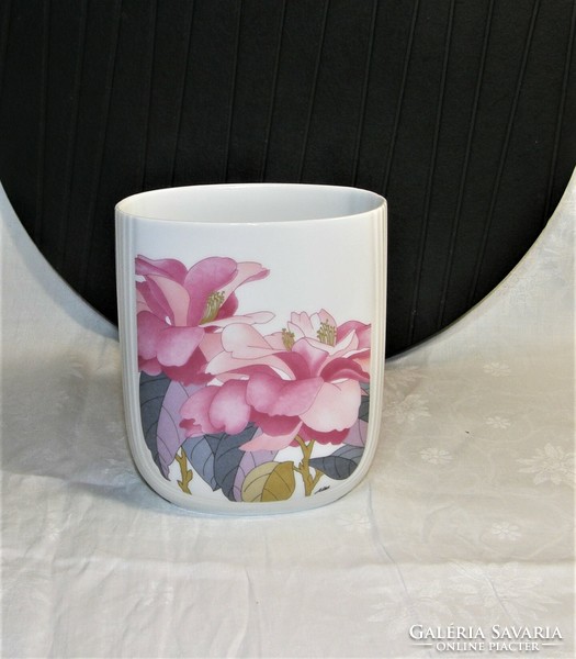 Rosenthal studio-line porcelain vase - with designer's name