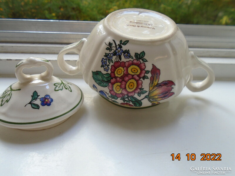 Villeroy&boch alt strasburg flower pattern sugar bowl