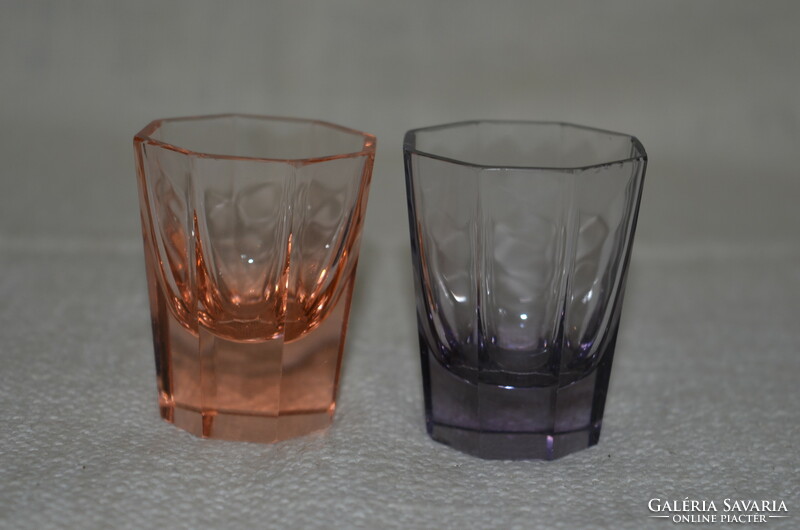 2 small old glasses ( dbz 0024 )