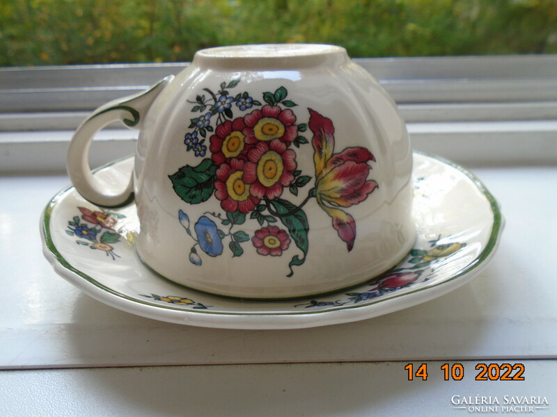 Villeroy&boch alt strasburg flower pattern tea cup with coaster