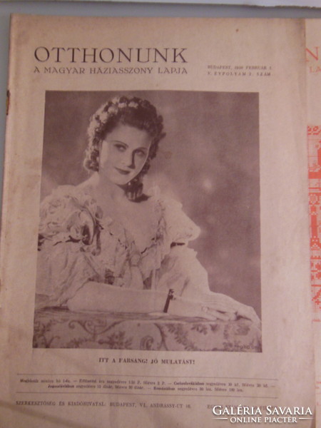 Újság - 4 db - OTTHONUNK  - 1938 - 1939 - 1940  ÉV