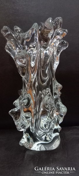 Beautiful Czech glass vase