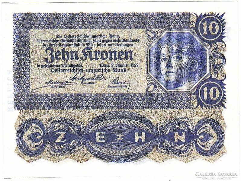 Austria 10 kroner 1922 replica unc