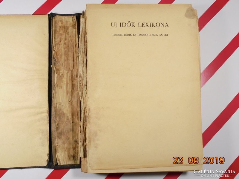 Uj idők lexikona, 11.-12. kötet - 1938-as kiadás