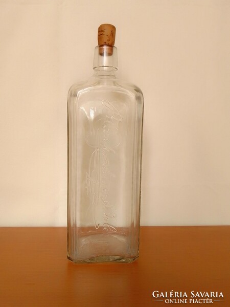Blankenheim&nolet square Dutch gin oude genever liqueur drinking glass, key logo 1 liter, perfect