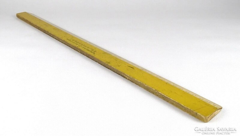 1K871 Régi Anchor sárga kínai fa vonalzó 50 cm