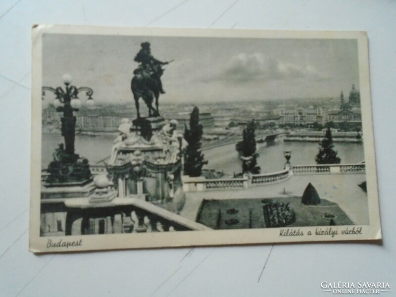 D191157  Régi képeslap - BUDAPEST -  Kilátás a királyi várból 1940  Békés
