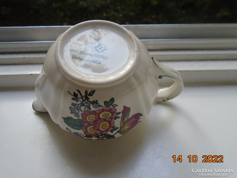 Villeroy&boch alt strasburg flower pattern cream spout