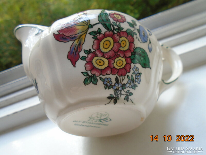 Villeroy&boch alt strasburg flower pattern cream spout