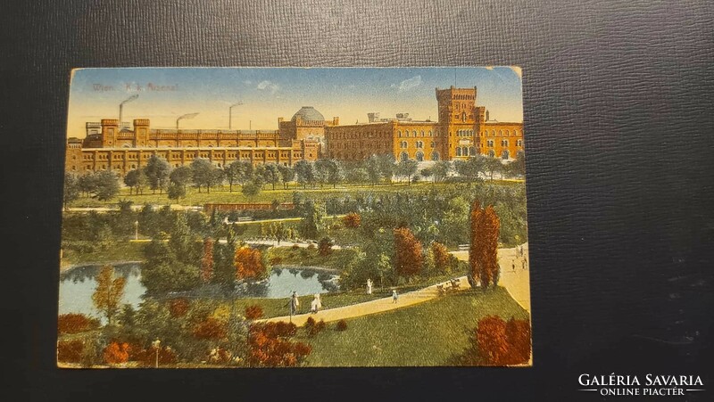 Bécs K.K. Arsenal antik képeslap