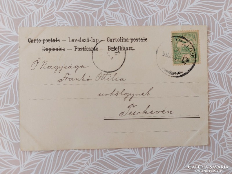 Old postcard 1902 oskar herrfurth artist drawing fairytale postcard