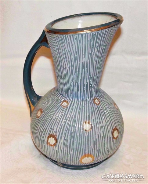 Antik amphora Art Deco fajansz - Kiöntő - Kancsó - Váza - Ausztria Turn Teplitz Amphora
