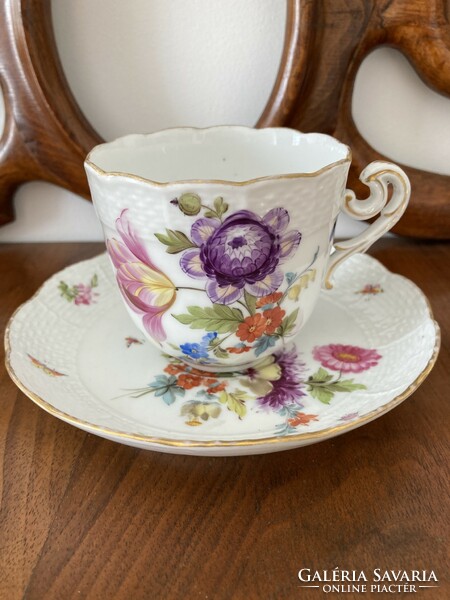 Antique Herend porcelain cup with bottom