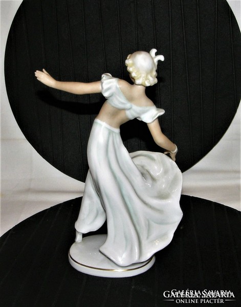 Táncosnő - Schaubach Kunst-Wallendorf porcelán figura
