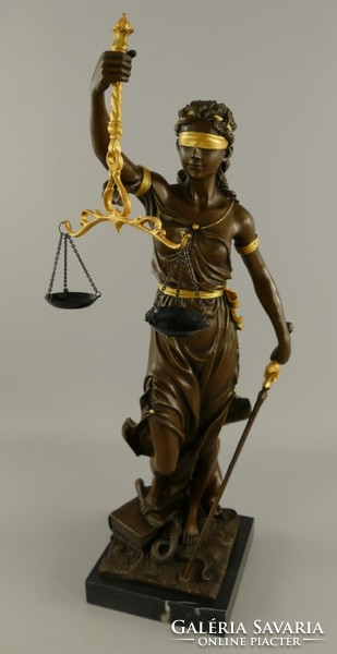 Justitia, Goddess of Truth - monumental bronze statue