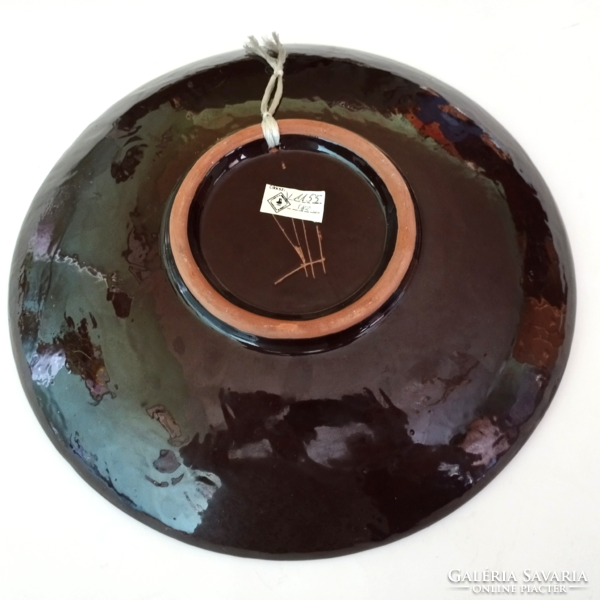 Retro marked craftsman ceramic wall decoration bowl