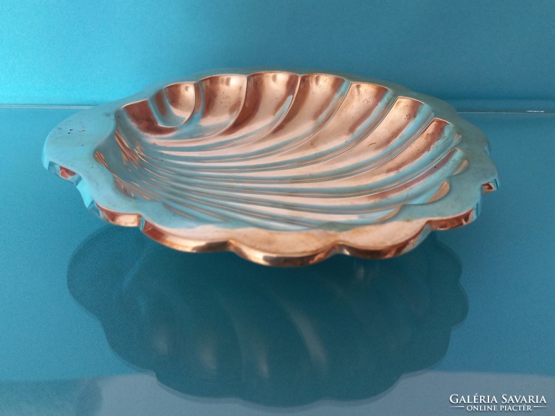 Silver shell shaped tray