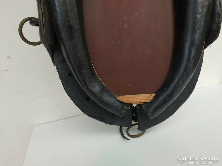 Antik tükör lószerszám ló lovas eszköz lószerszám hám ból készült fali tükör 217 6086