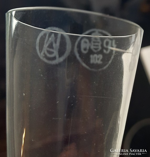 Antique 3 cl liqueur glass, marked
