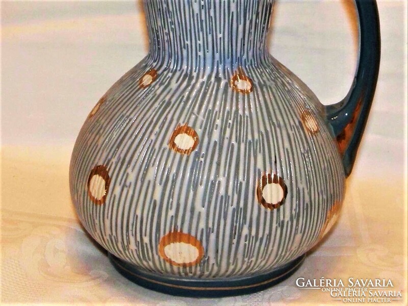 Antik amphora Art Deco fajansz - Kiöntő - Kancsó - Váza - Ausztria Turn Teplitz Amphora