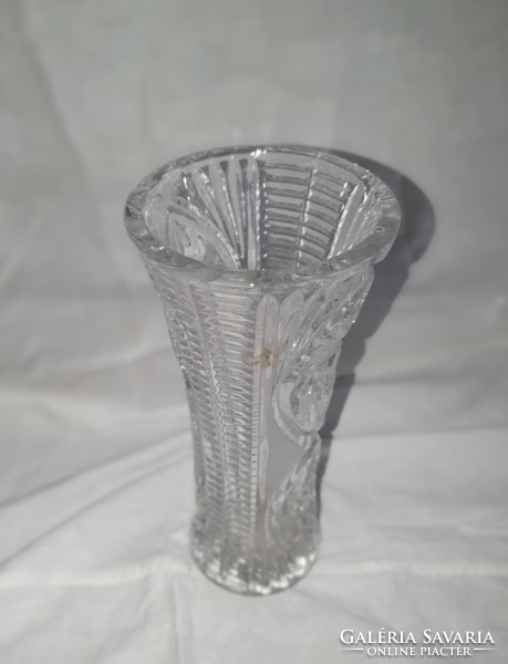 Crystal vase 18 cm
