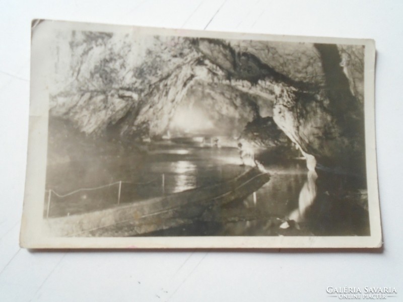 D191170 old postcard - aggtelek stalactite cave