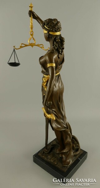 Justitia, Goddess of Truth - monumental bronze statue