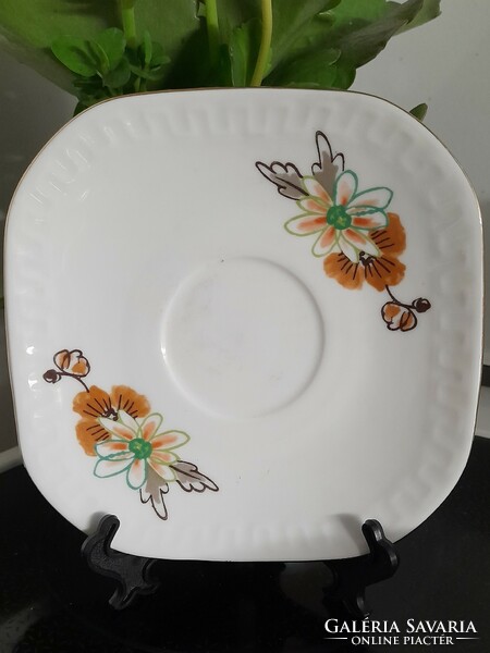 Polish porcelain coffee sets with a flower motif - faulty