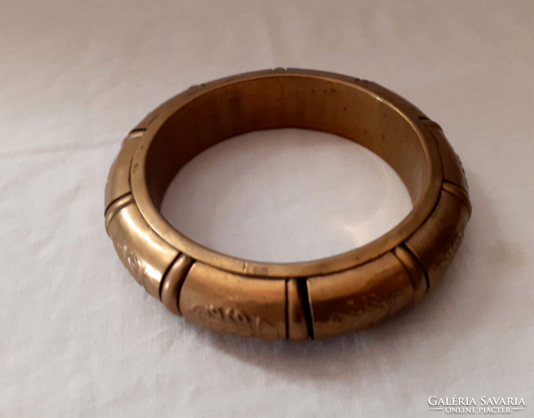 Old sophisticated copper bracelet bangle