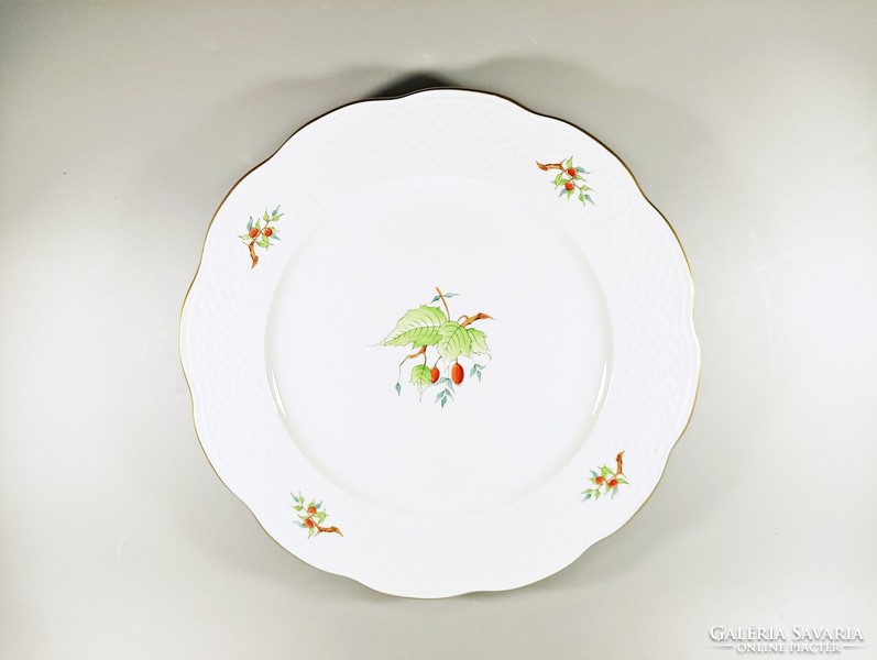 Herend, rosehip pattern serving tray, perfect! (J345)