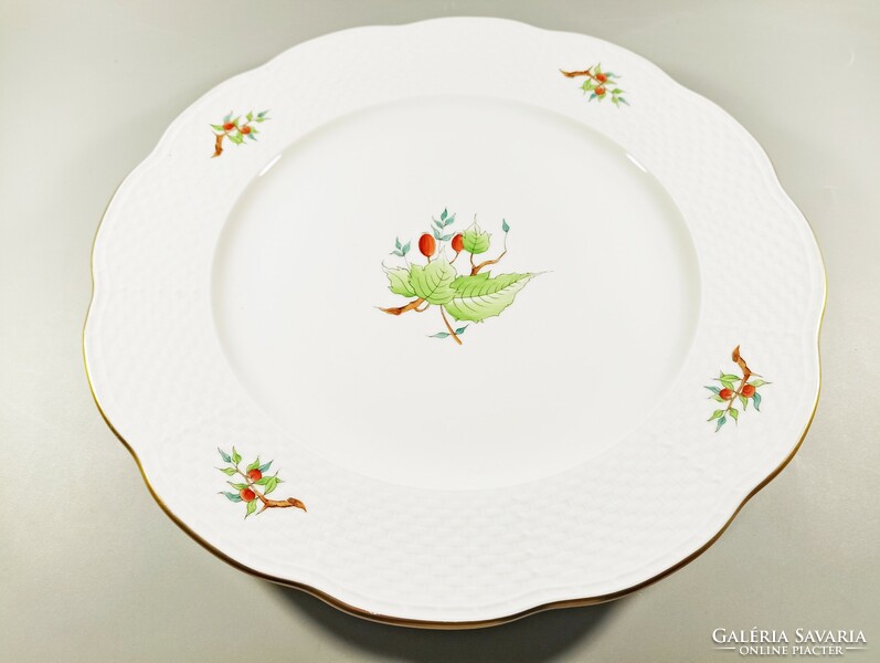 Herend, rosehip pattern serving tray, perfect! (J345)
