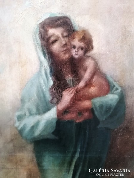 Lotz Károly jelzéssel, madonna gyermekkel