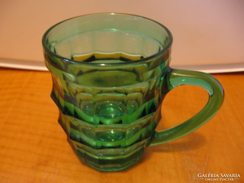 Retro turquoise green pitcher, mug rarity, France