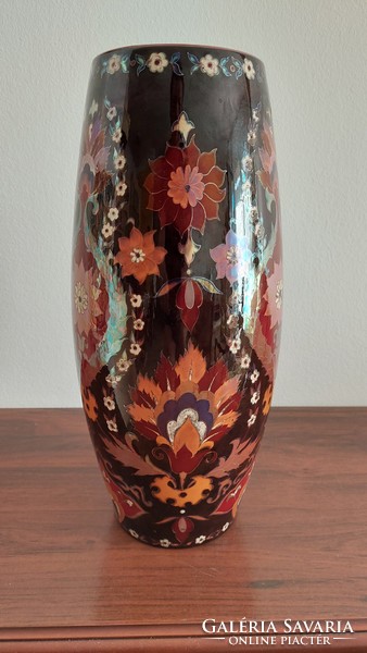 Zsolnay multi-fired vase 33.5 Cm
