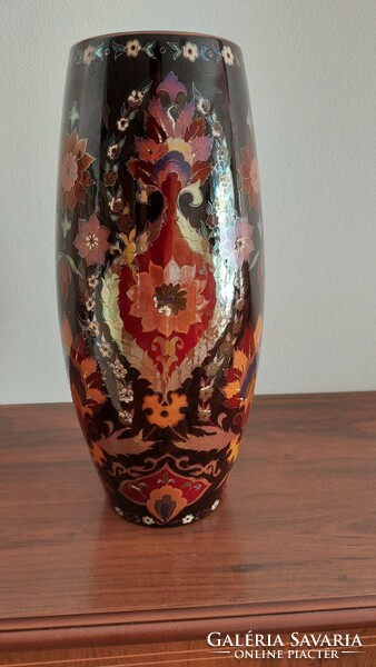 Zsolnay többtüzű  váza 33.5 cm